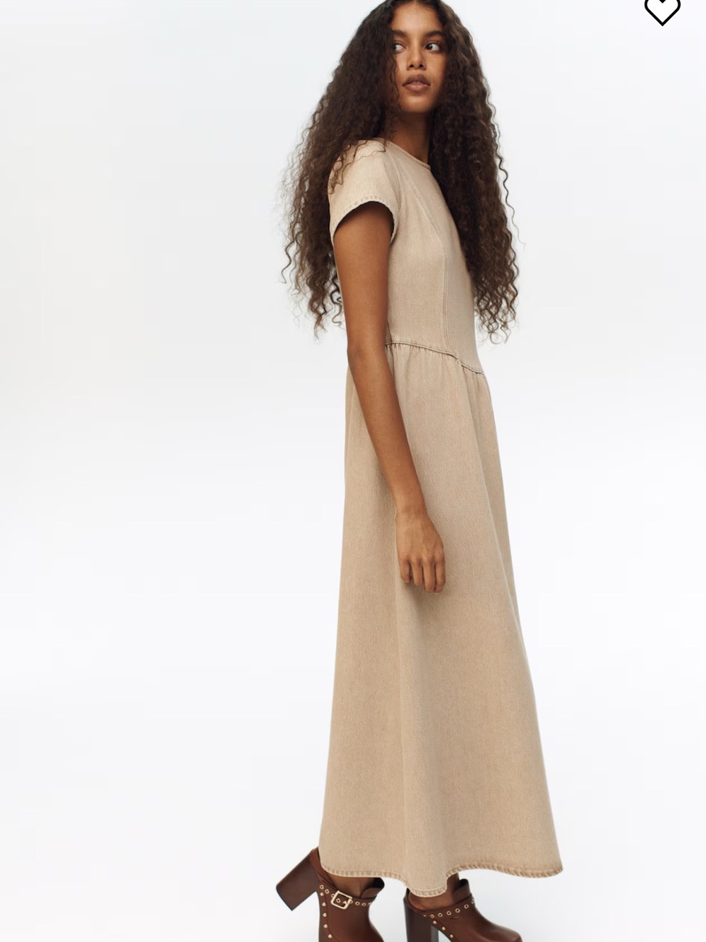 H&M Denim Dress Long NWT